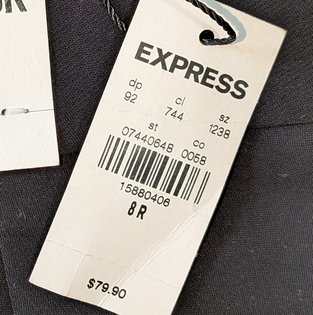 Express Black Flare Super High Rise Pants